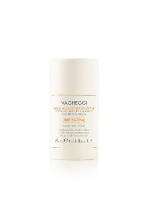 Vagheggi clear sun stick SPF 50 transparante zonnebrand stick Vagheggi Zonbescherming natuurlijke ingrediënten