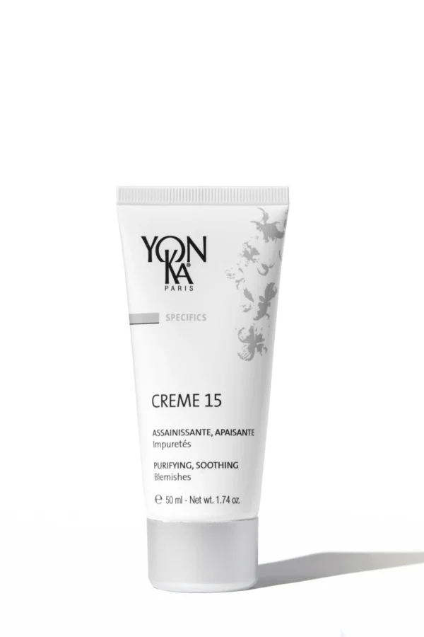 Yon-Ka Crème 15 50ml productfoto Zuiverende crème bij onzuiverheden Yon-Ka Yon-Ka Crème 15 kalmerende verzorging
